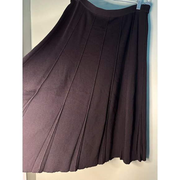 Grace Dane Lewis Pleated Skirt 1X Romantic Dark Gothic Cottage  Closet Staple - Picture 2 of 5